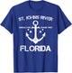ST. JOHNS RIVER FLORIDA Funny Fishing Camping Summer Gift Men Women Girls Kids T-Shirt - T-Shirt | Royal