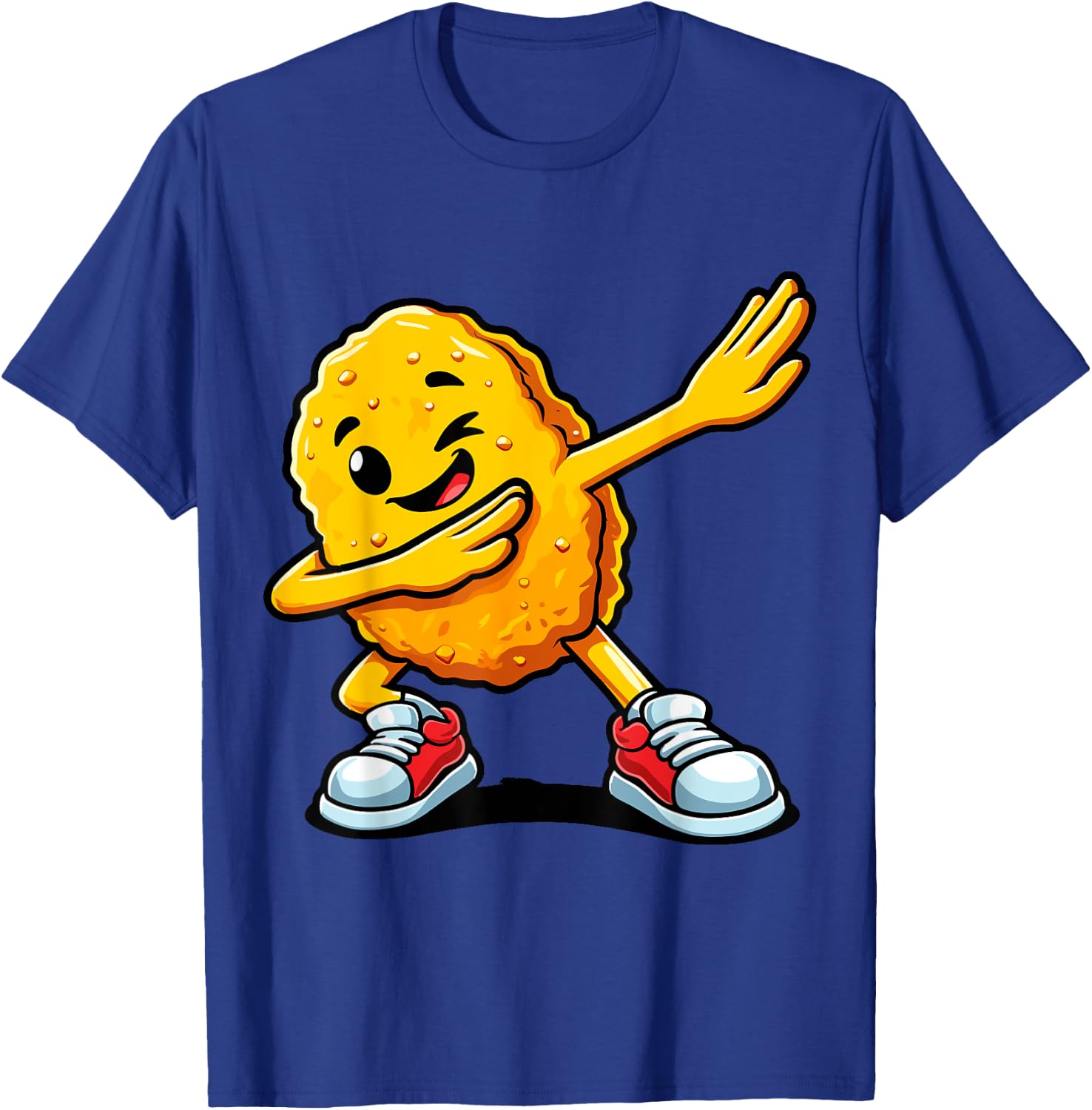Humorous Chicken Nugget lover Gifts -Adults Black Small T-Shirt - T-Shirt | Royal