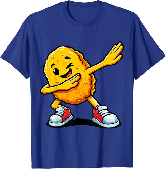 Humorous Chicken Nugget lover Gifts -Adults Black Small T-Shirt - T-Shirt | Royal