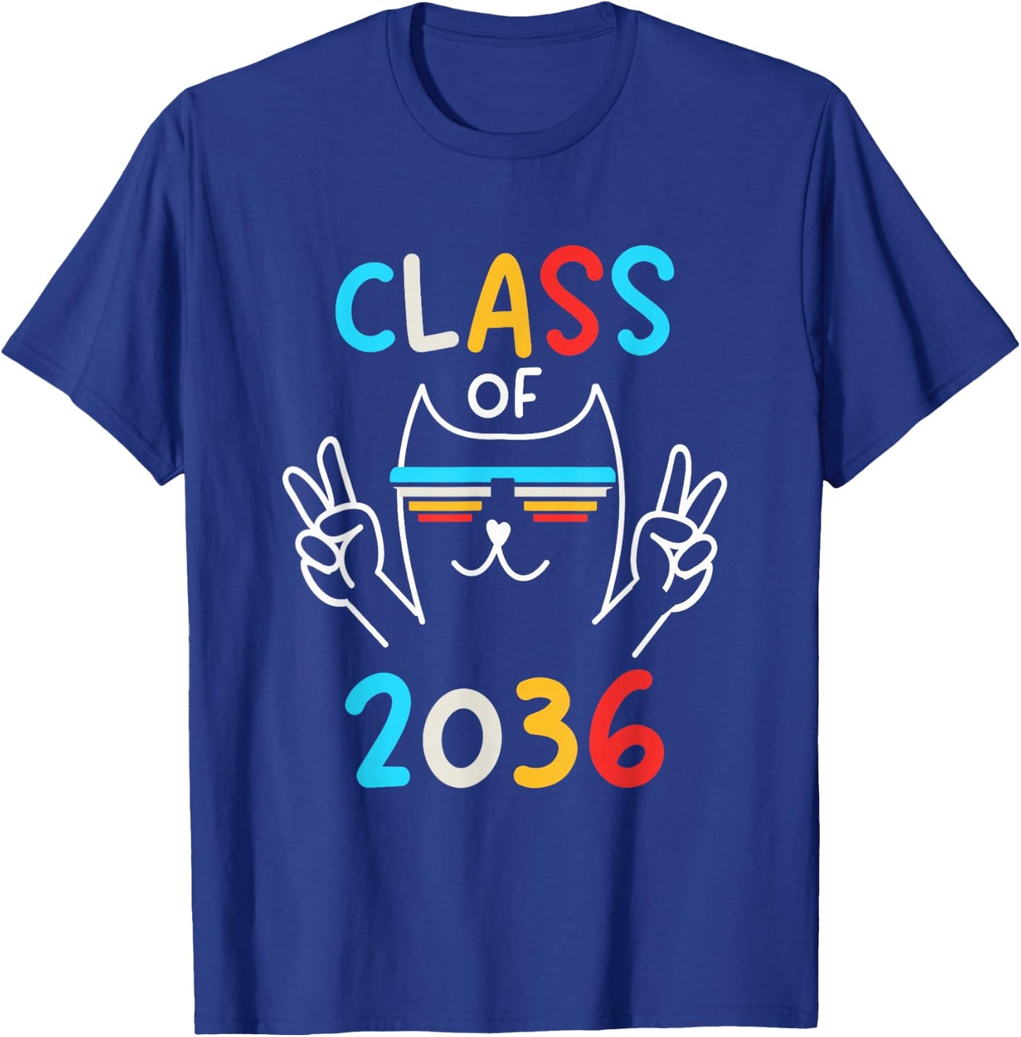 Class Of 2036 T-Shirt - T-Shirt | Royal