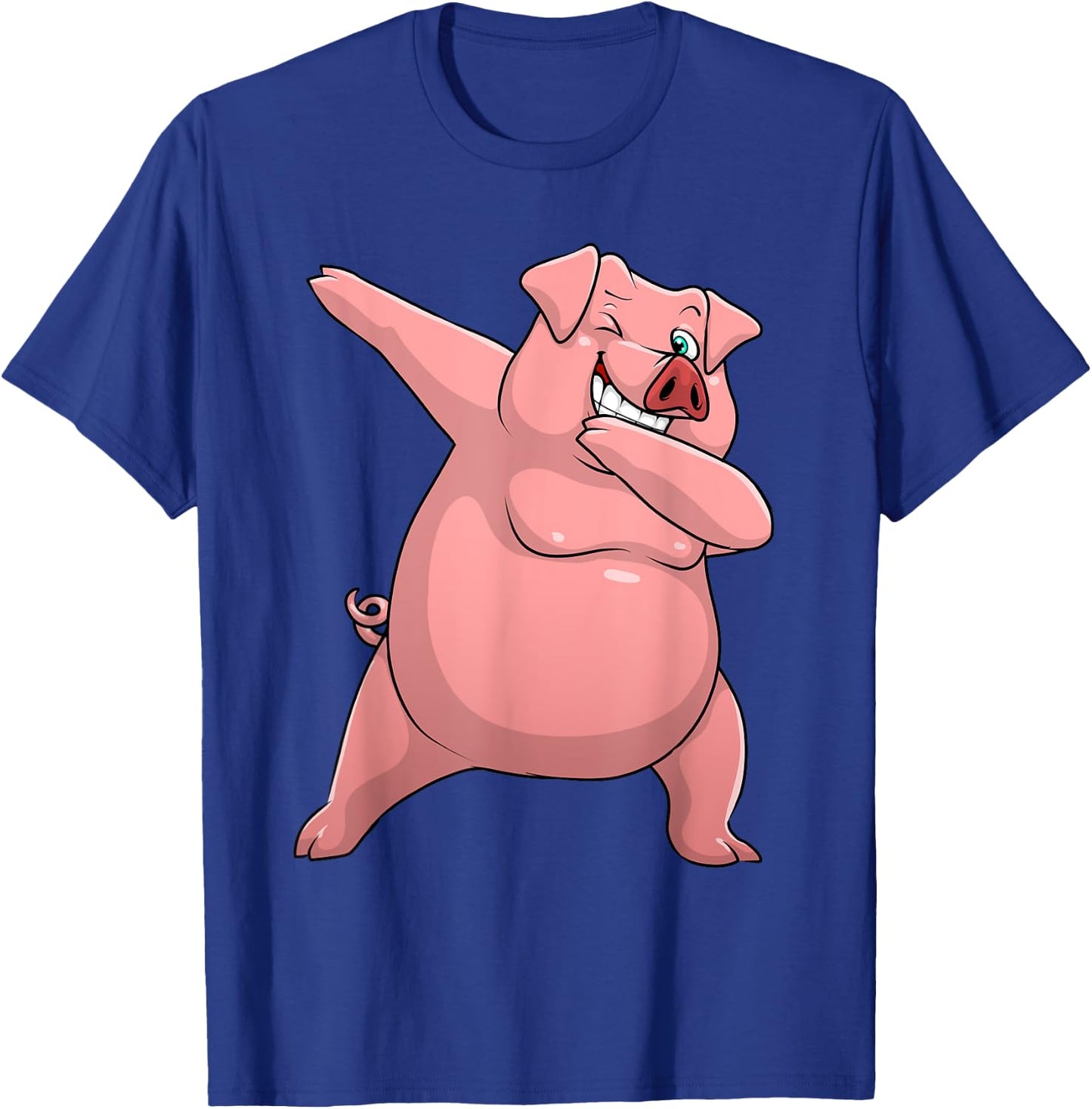 Cute Pig Art Women Kids Livestock Farming Pig Lovers T-Shirt - T-Shirt | Royal