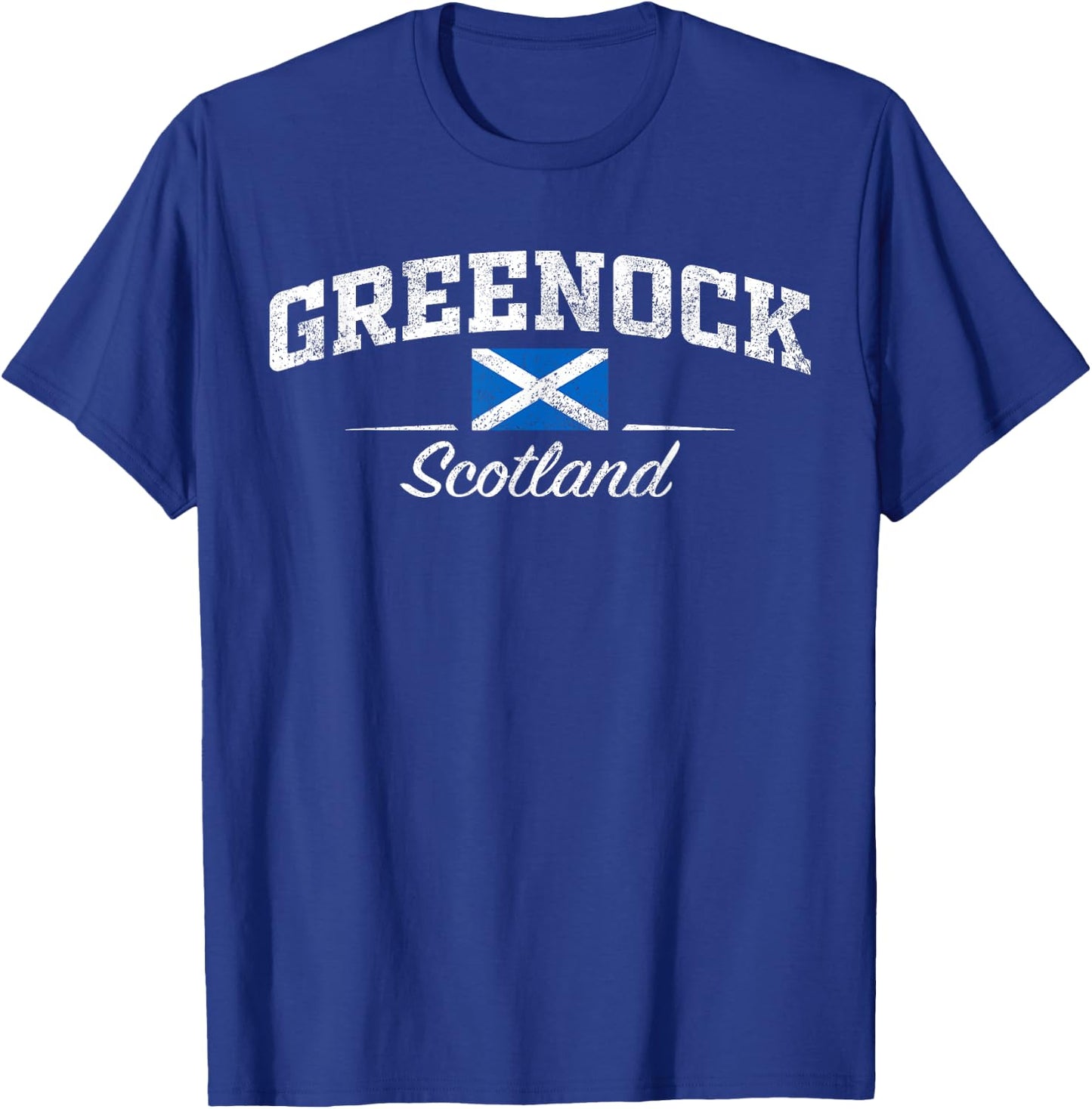 Greenock Scotland T-Shirt - T-Shirt | Royal