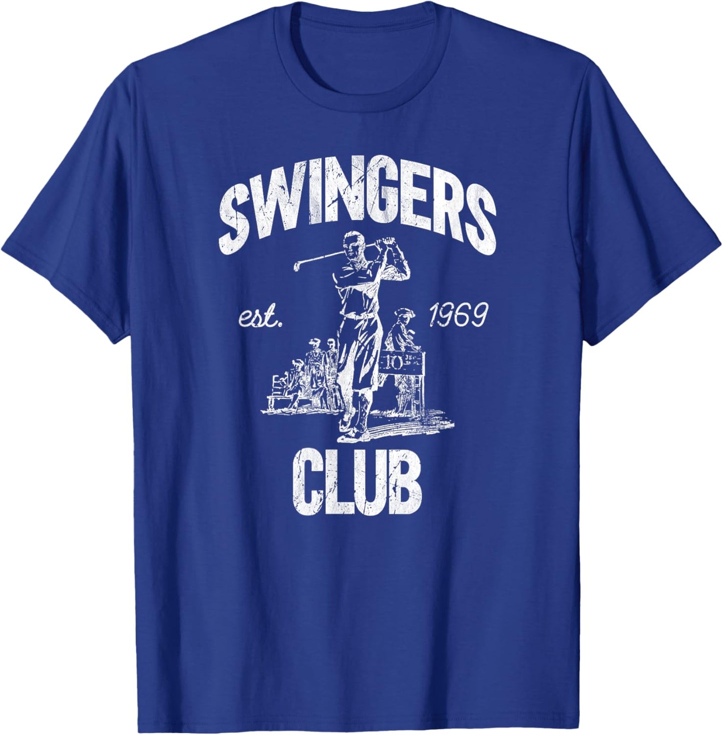 Swingers Club golf clubs funny golf Sarcastic Golfing men T-Shirt - T-Shirt | Royal