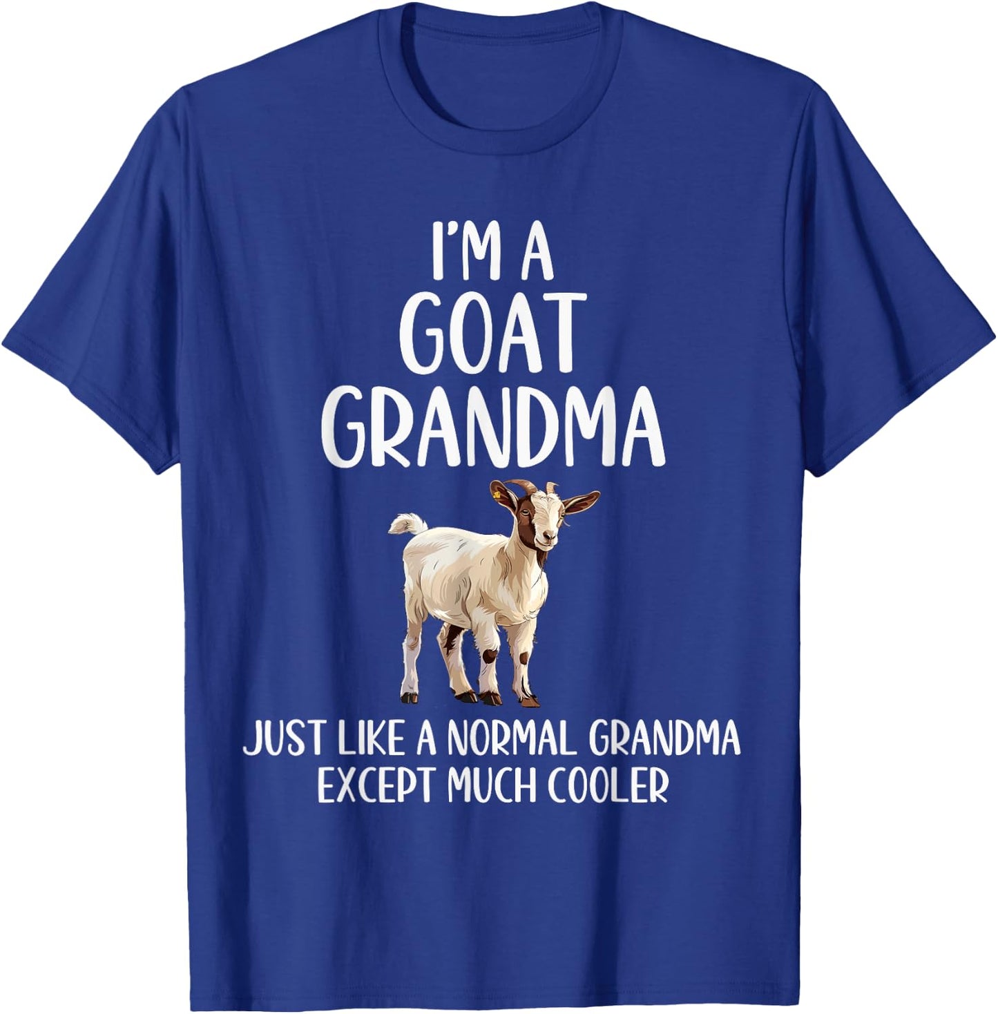 Goat Grandma Definition Animals Lover Farmer Mothers Day T-Shirt - T-Shirt | Royal