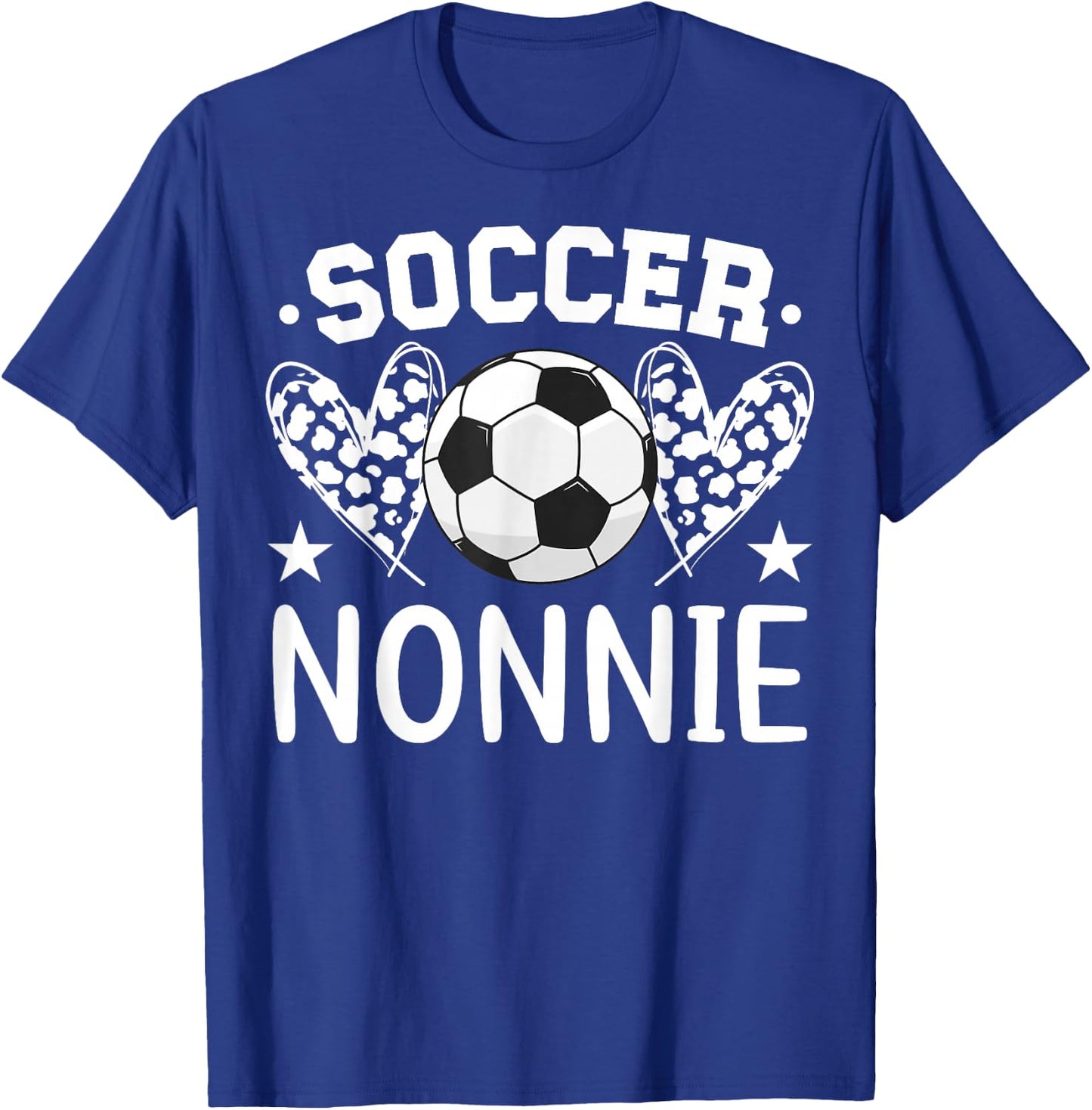 Soccer Nonnie Hearts Nonnie Of A Soccer Player Nonnie T-Shirt - T-Shirt | Royal