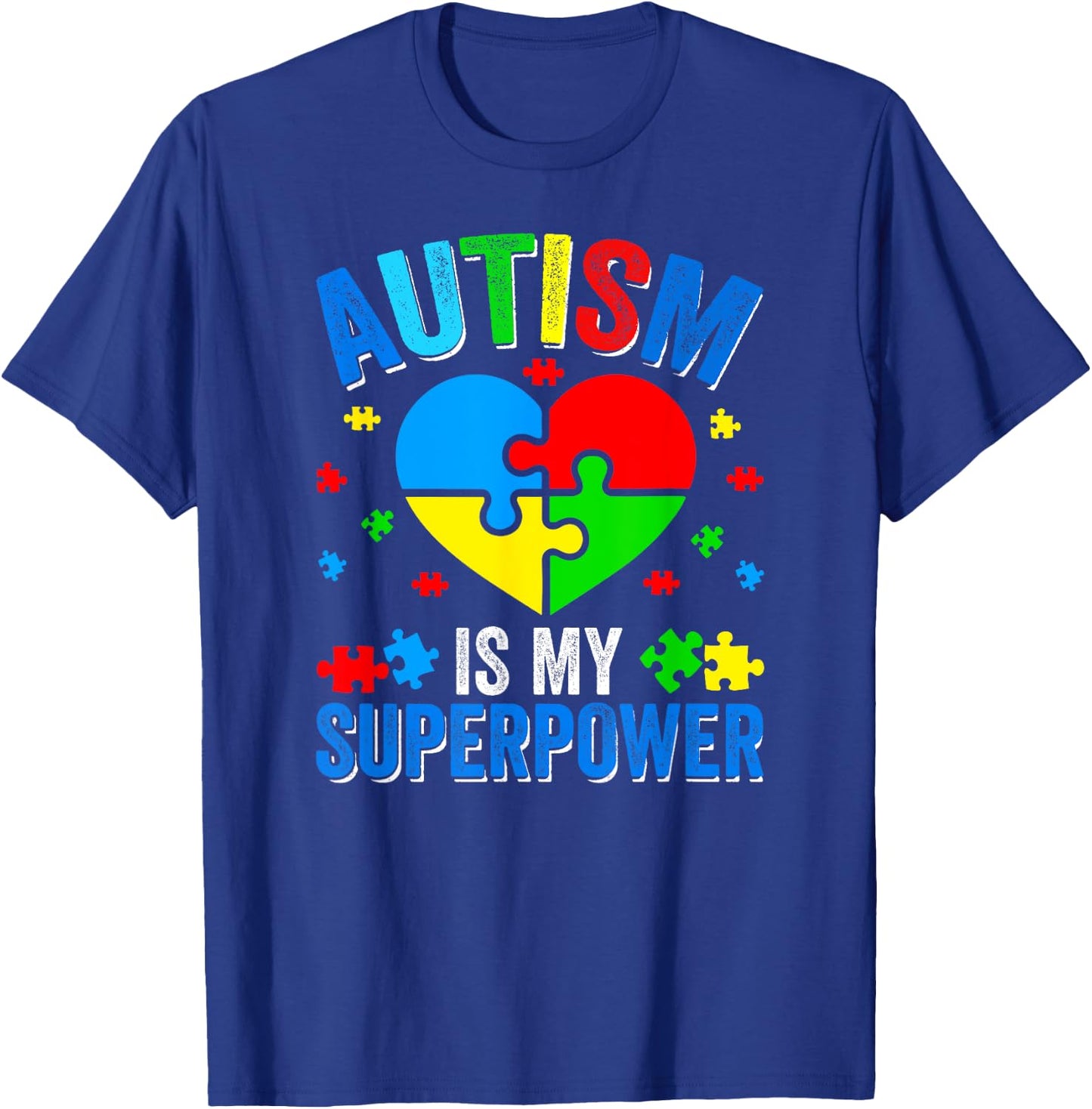 Autism Awareness T-Shirt - T-Shirt | Royal