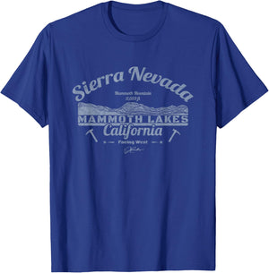 JCombs: Mammoth Lakes, CA with Mammoth Mountain T-Shirt - T-Shirt | Royal