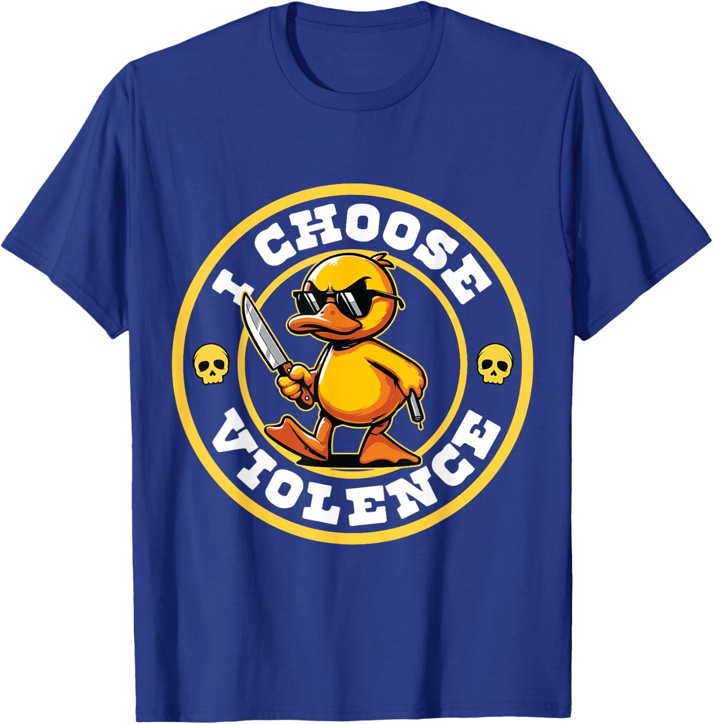 Duck Lover Art Men Women Boys Girls Rubber Duck Funny Ducks T-Shirt - T-Shirt | Royal