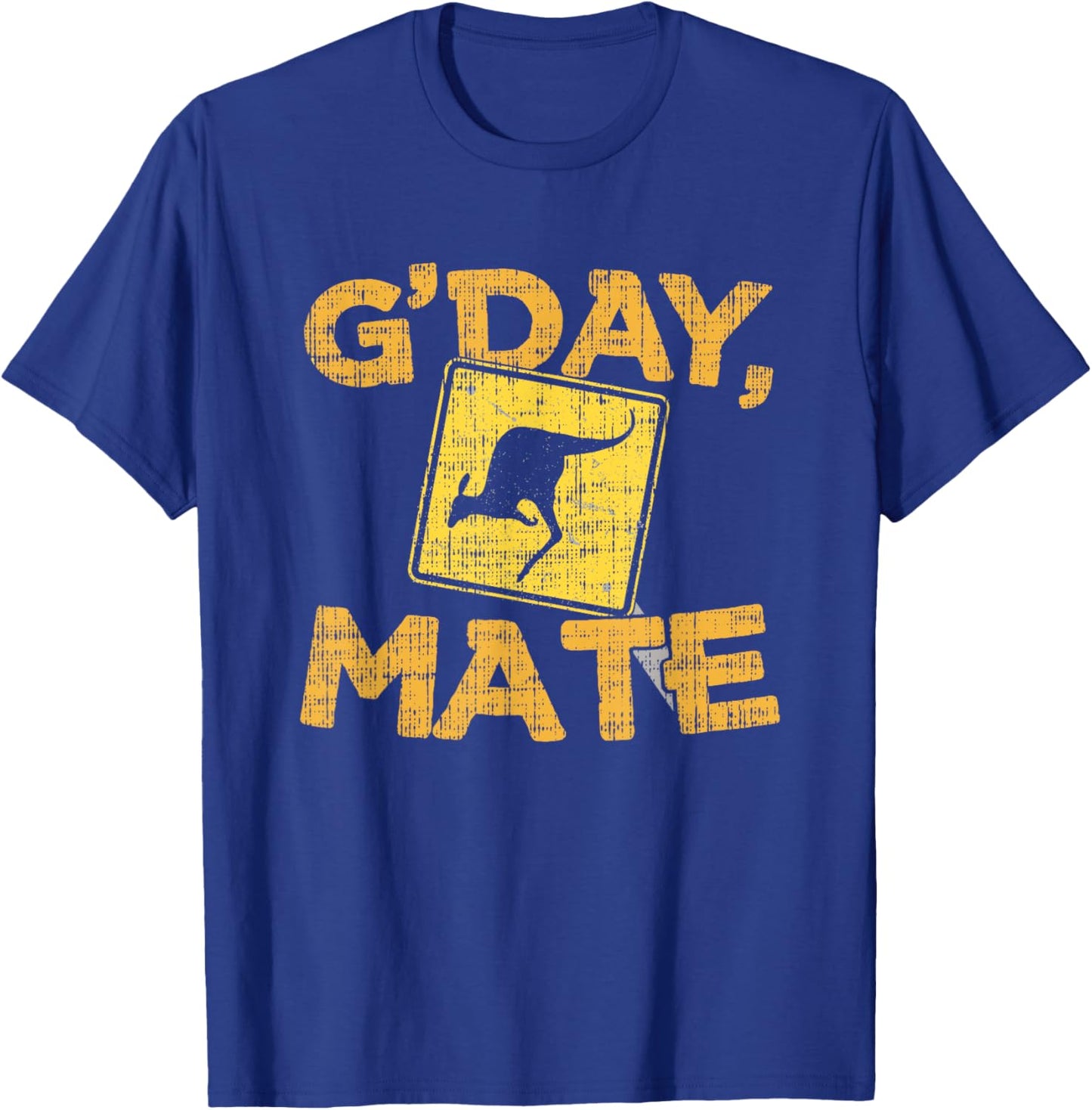 Gday Mate - Funny Australia & Kangaroo T-Shirt - T-Shirt | Royal