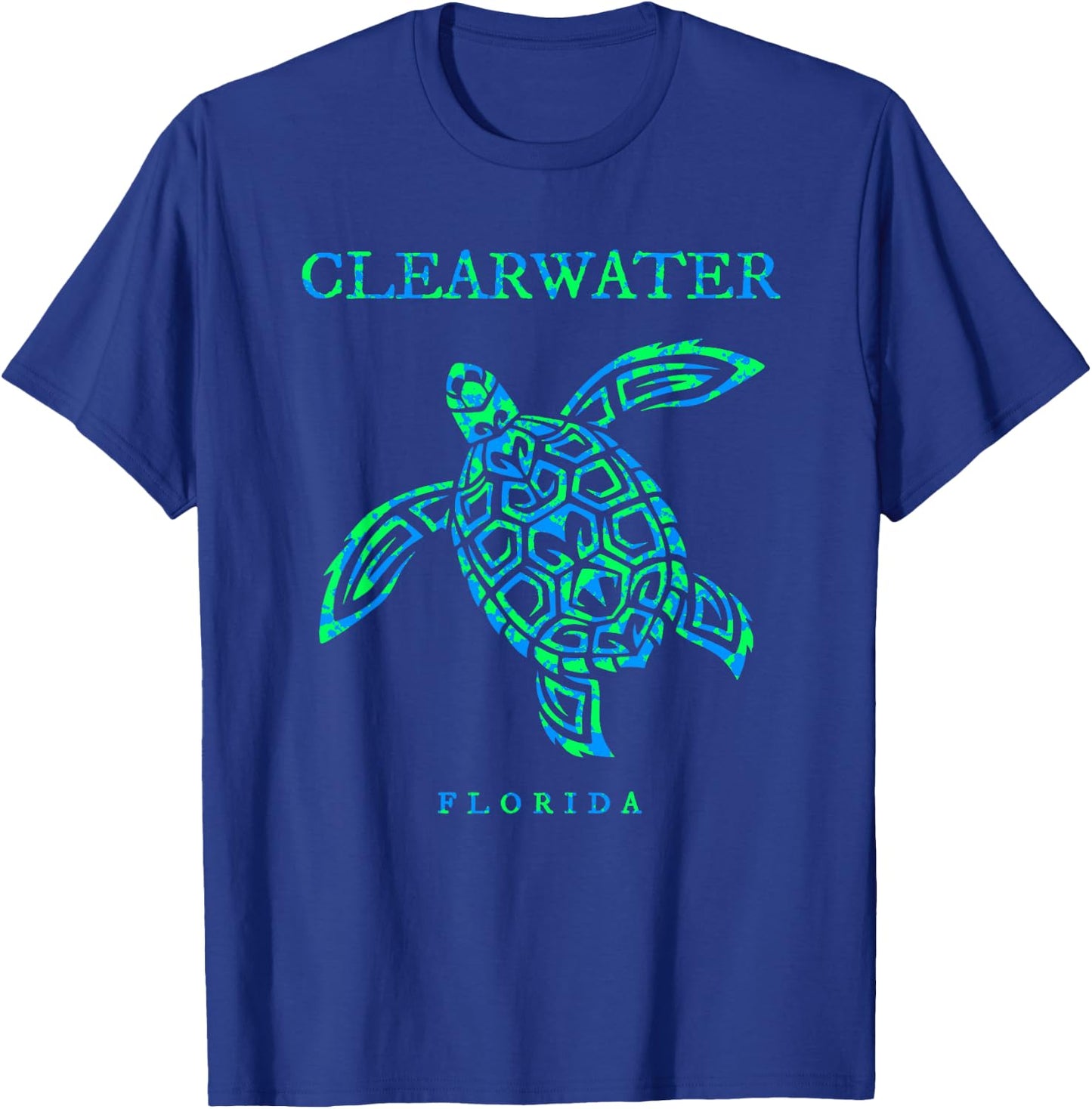 Clearwater Florida Sea Turtle Boys Girls Toddler T-Shirt - T-Shirt | Royal