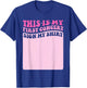 This Is My First Concert Sign My Shirt Groovy Music Event T-Shirt - T-Shirt | Royal