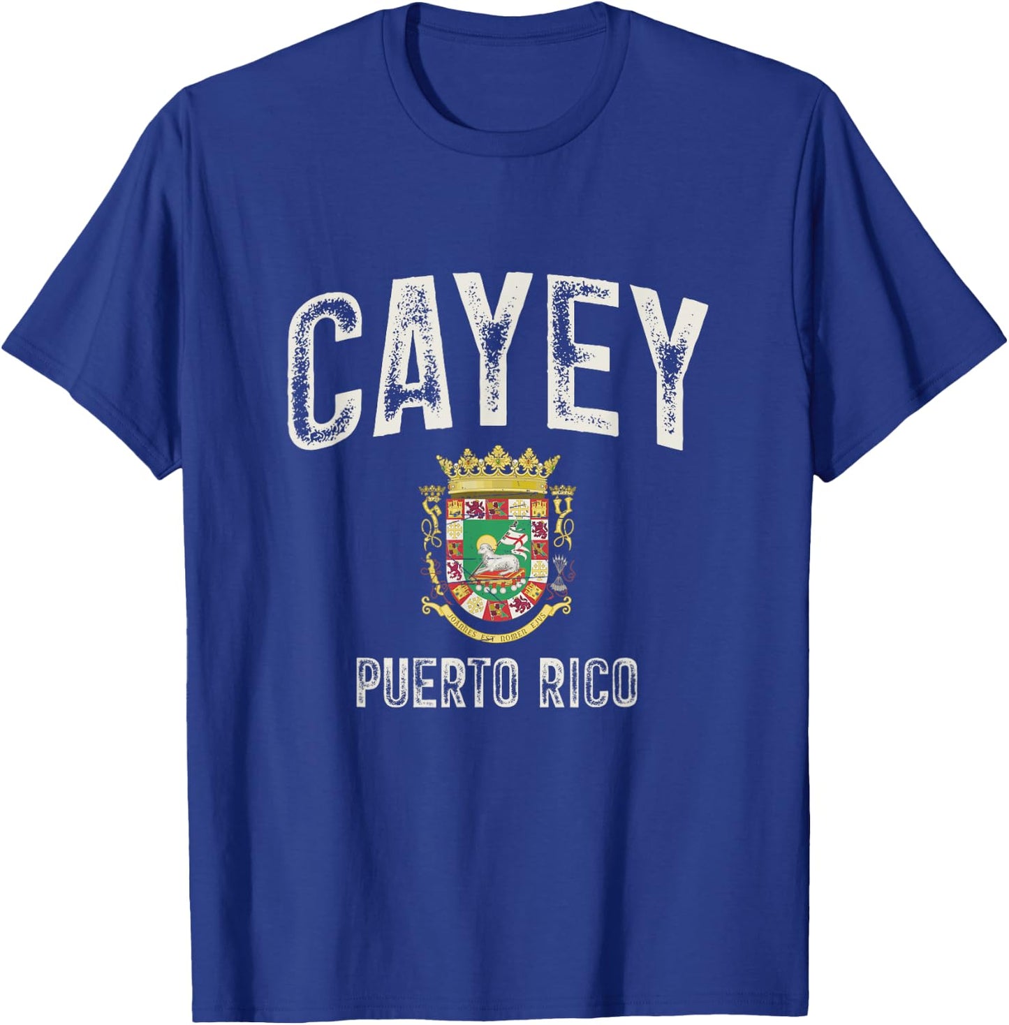 Cayey City in Puerto Rico, Puerto Rico Armorial T-Shirt - T-Shirt | Royal