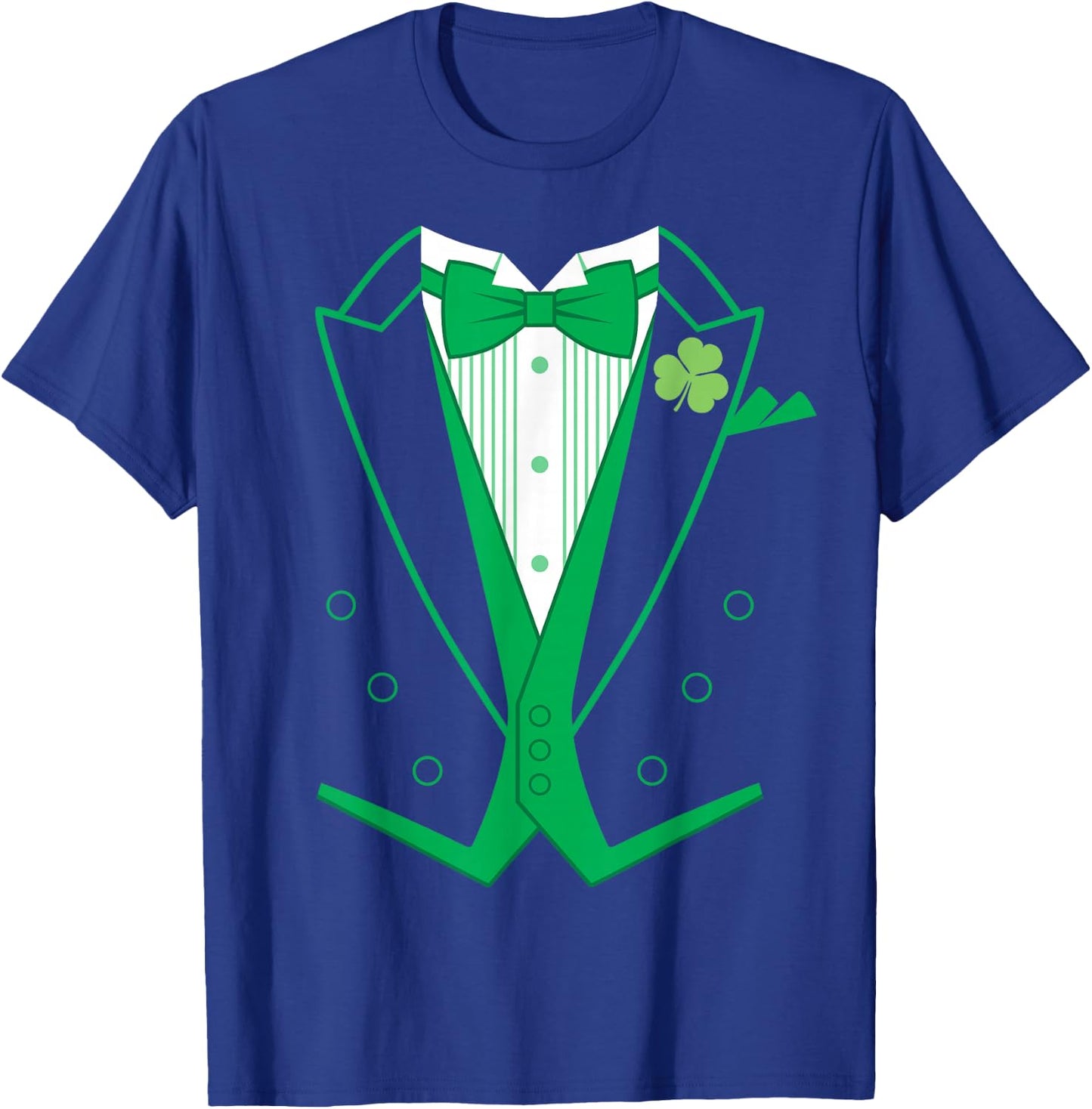 Irish Formal Tuxedo St. Patrick's Day T-Shirt - T-Shirt | Royal