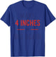 Funny Make 4 Inches Big Again America Flag Apparel T-Shirt - T-Shirt | Royal