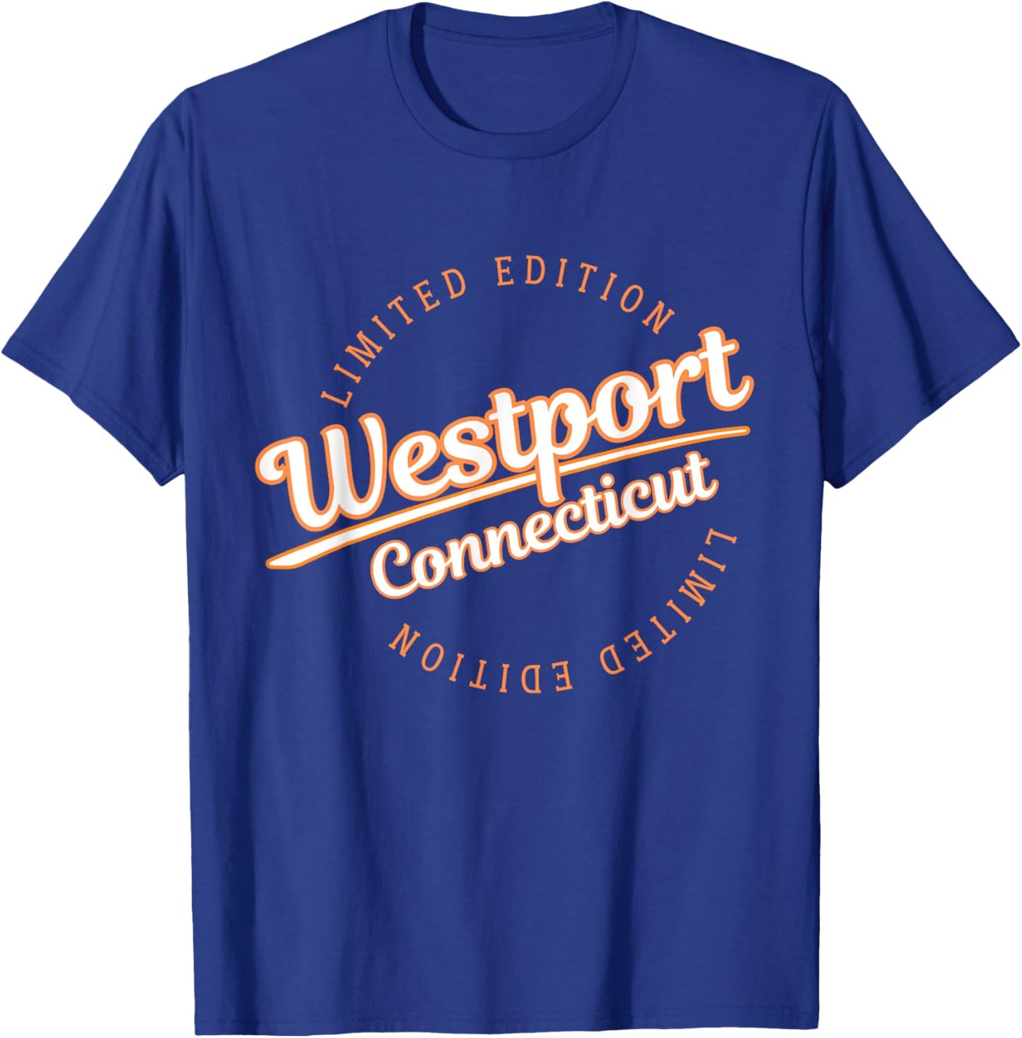 Retro Athletic Westport CT Apparel T-Shirt - T-Shirt | Royal