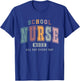 Vintage School Nurse Mode Nursing Life Appreciation Week T-Shirt - T-Shirt | Royal