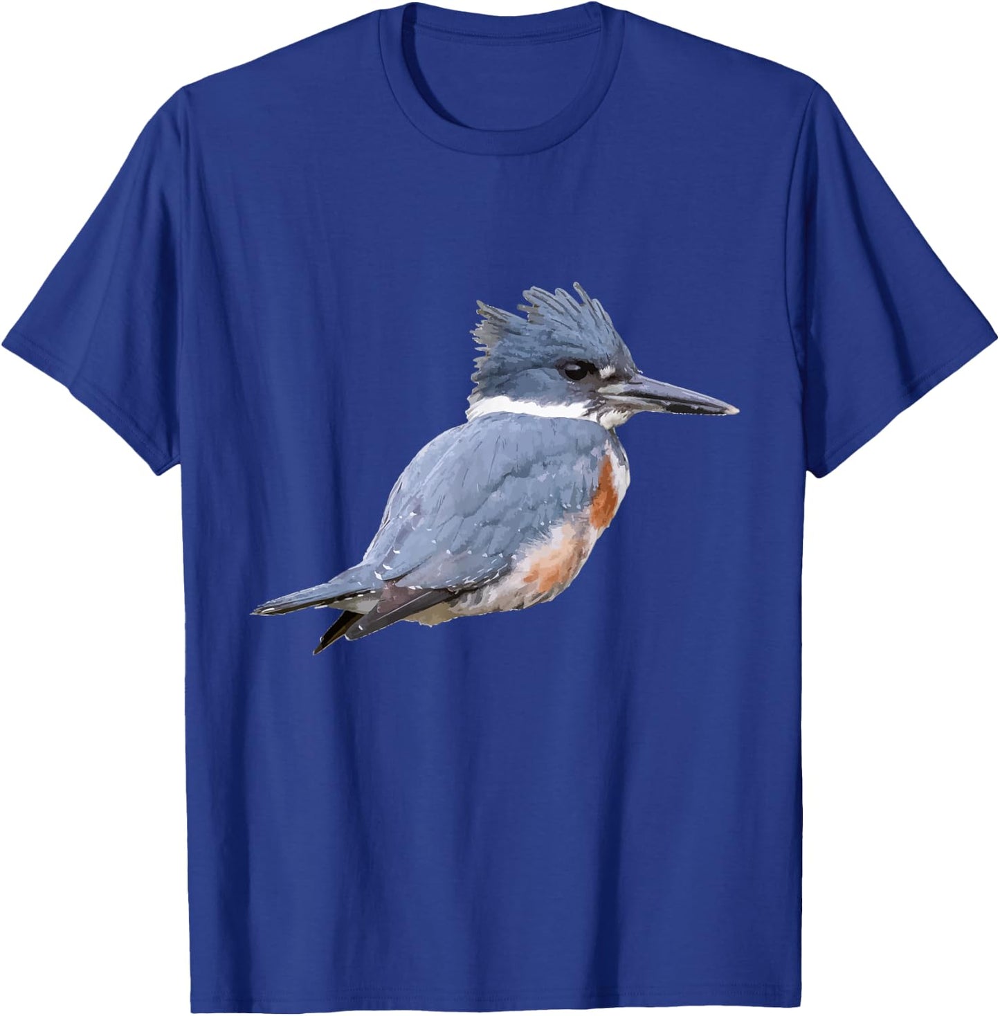 Belted Kingfisher Graphic T-Shirt - T-Shirt | Royal