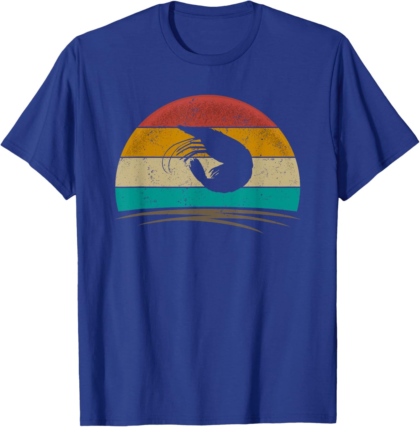 Shrimp Shirt Retro Style Fishing Seafood Boil Party Cajun T-Shirt - T-Shirt | Royal