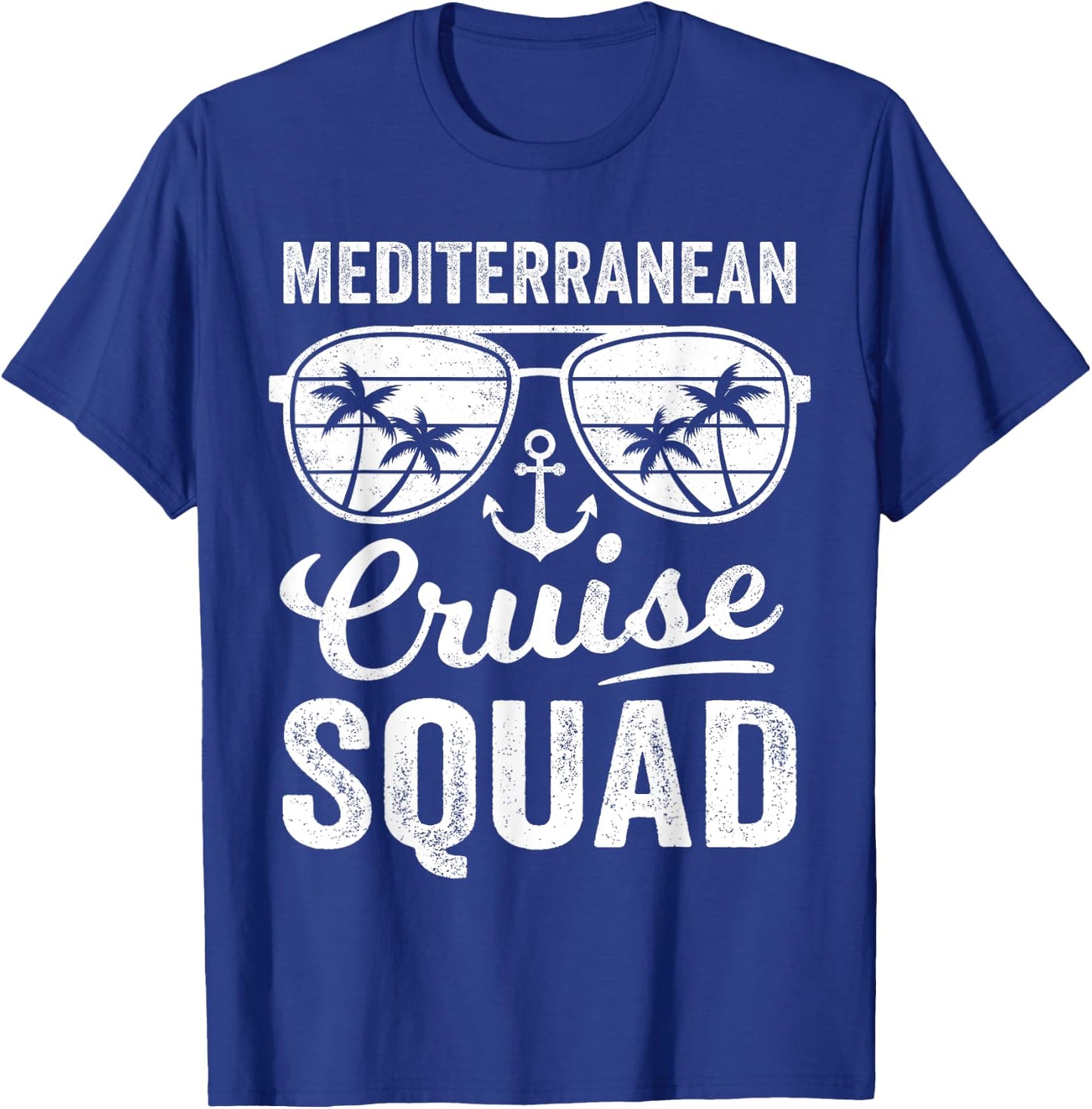 Mediterranean Cruise Squad 2025 Europe Cruise Matching T-Shirt - T-Shirt | Royal