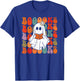 Ghost Reading Book Halloween Spooky Reader Spirit Ghoul T-Shirt - T-Shirt | Royal