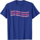 Pink Retro Groovy Breast Cancer Awareness Month Women Men T-Shirt - T-Shirt | Royal