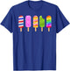Summer Shirt for Kids Popsicles Fun Birthday Camp Swimming T-Shirt - T-Shirt | Royal