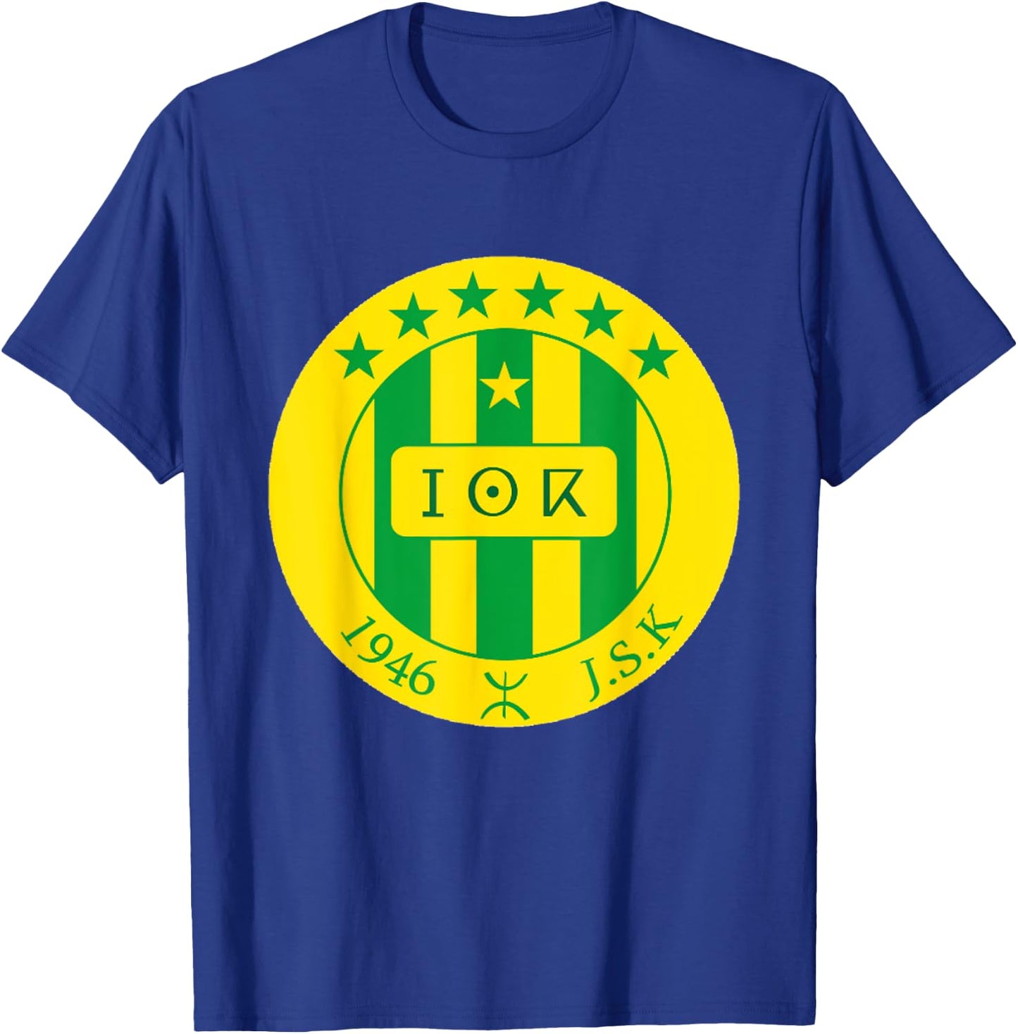 Jsk Soccer Team Amazigh Berber Sport T-Shirt - T-Shirt | Royal