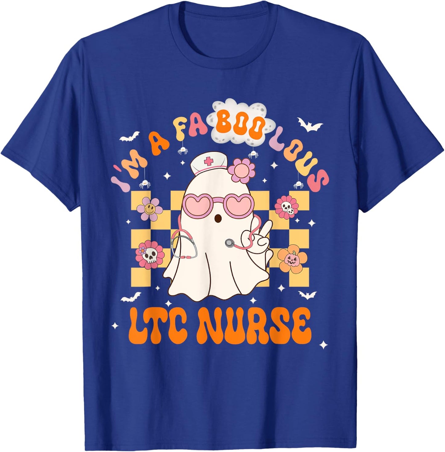 LTC Nurse Halloween Fabulous I'm A Faboolous Nurse T-Shirt - T-Shirt | Royal