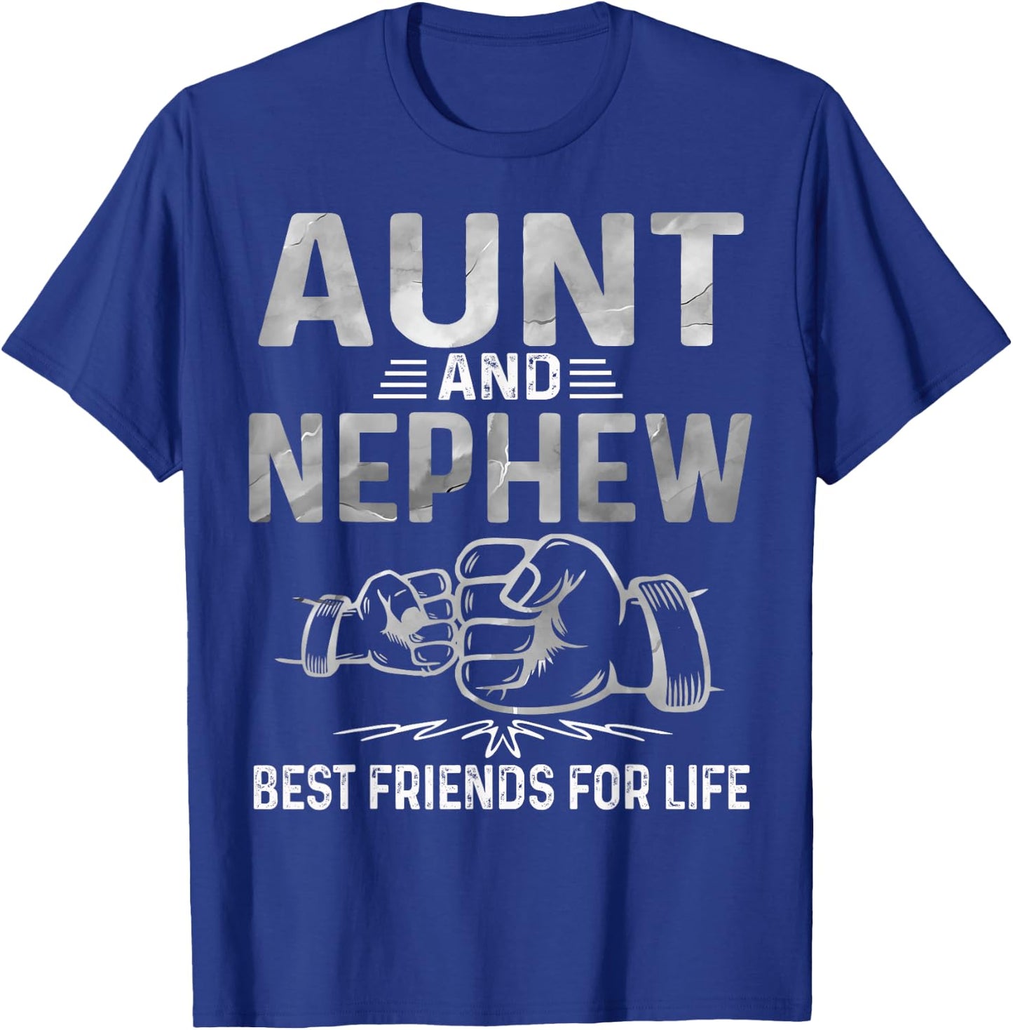 Aunt and Nephew Best Friends for Life Matching Aunt Nephew T-Shirt - T-Shirt | Royal