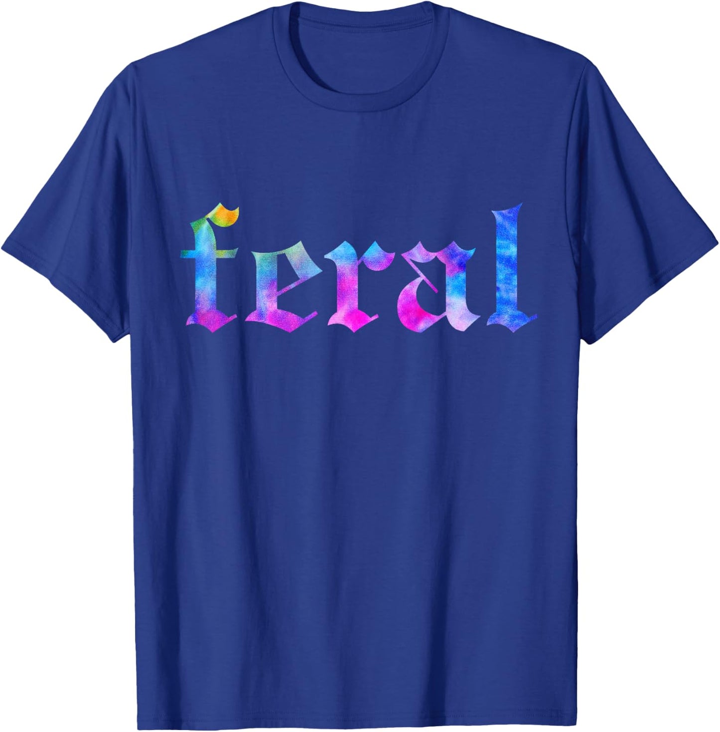 FERAL Tie Dye T-Shirt - T-Shirt | Royal