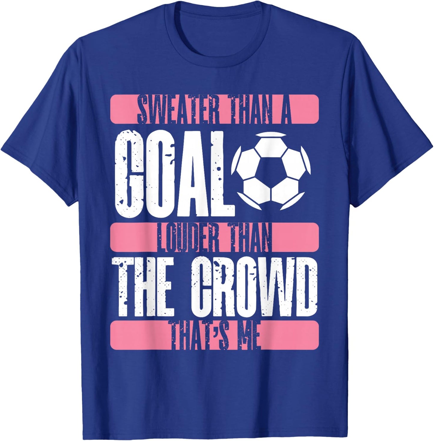 Soccer Girl Soccer Fans Soccer Club Football Soccer Mom T-Shirt - T-Shirt | Royal