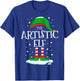 The Artistic Elf Christmas Family Matching Xmas Art Funny T-Shirt - T-Shirt | Royal