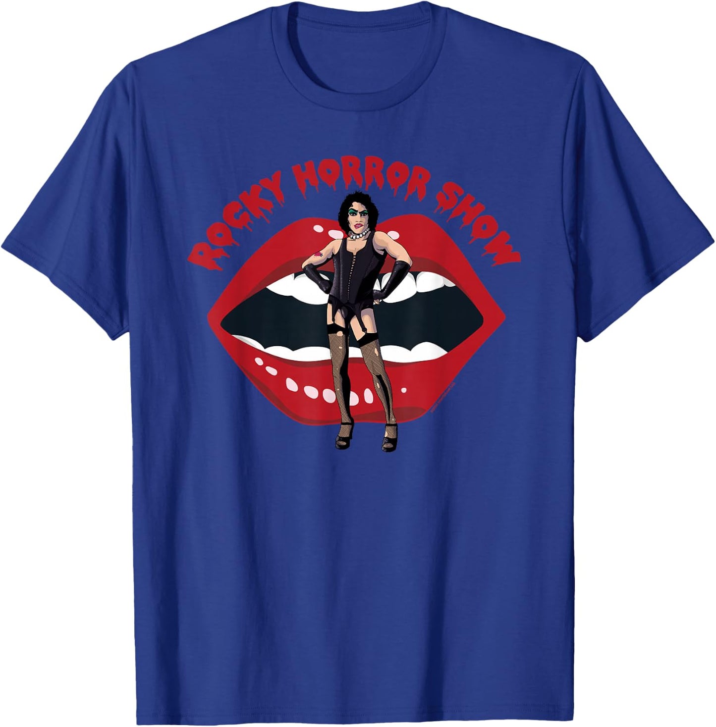 Rocky Horror Show Dr Frank N Furter Mouth Logo T-Shirt - T-Shirt | Royal