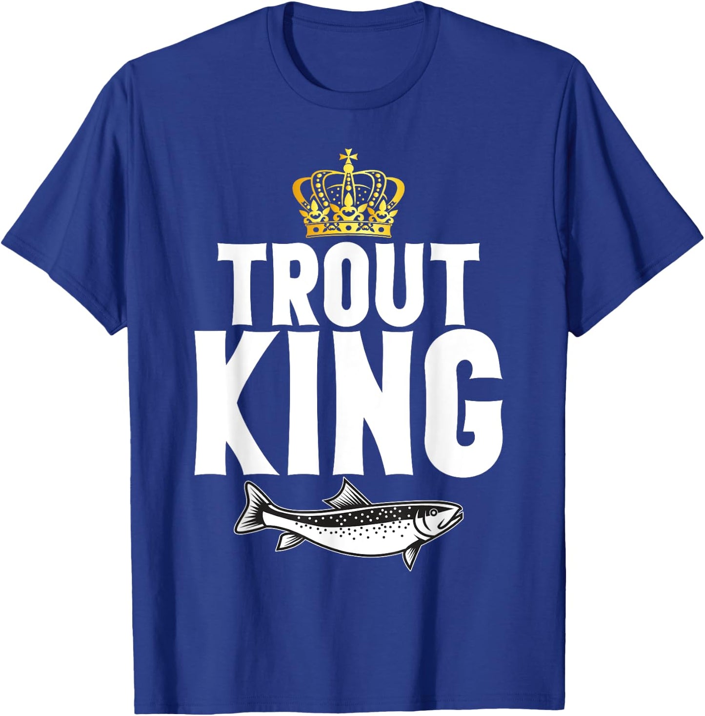 Trout King Trout T-Shirt - T-Shirt | Royal