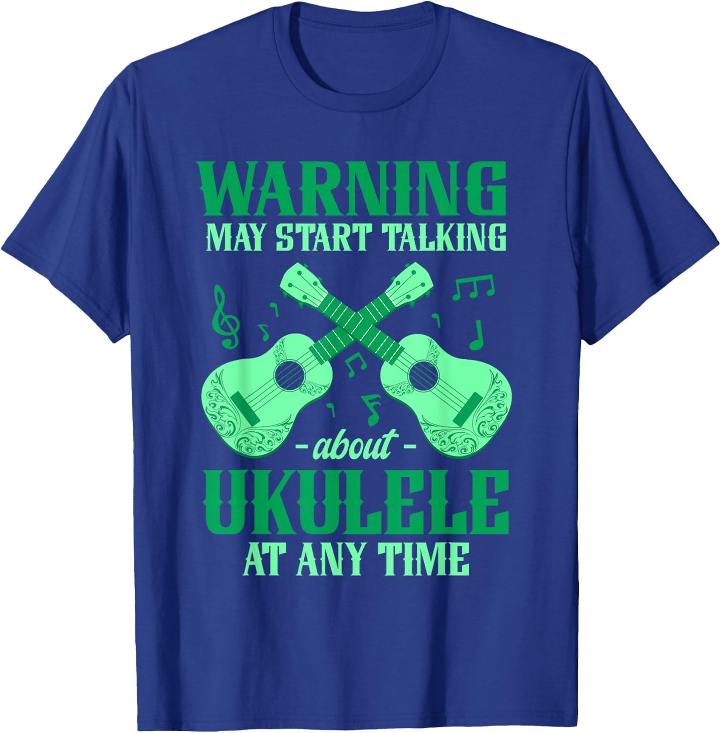Guitarist Ukelele May Start Talking About Ukulele T-Shirt - T-Shirt | Royal