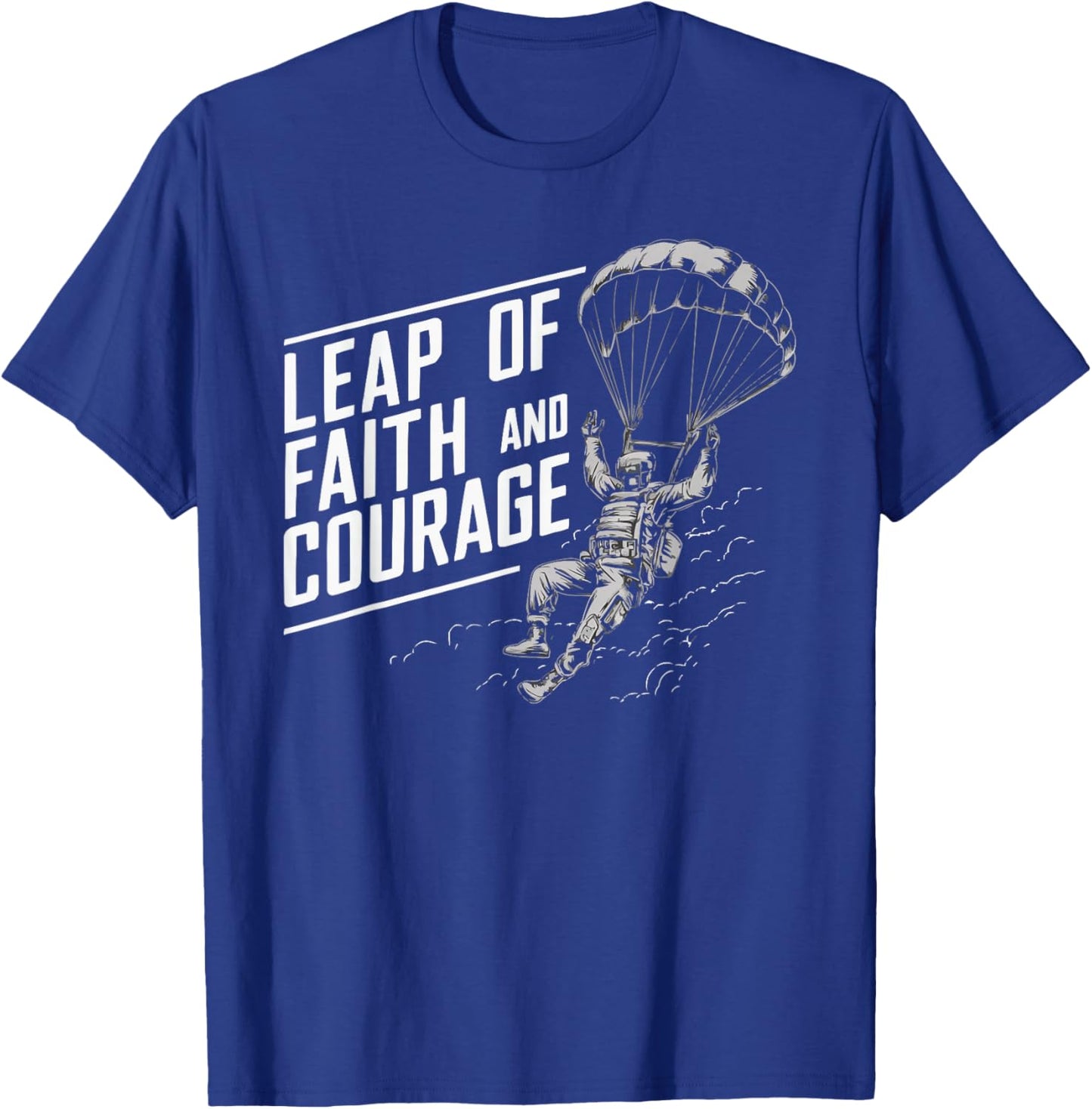 Airborne Paratrooper Military Soldier Parachute T-Shirt - T-Shirt | Royal