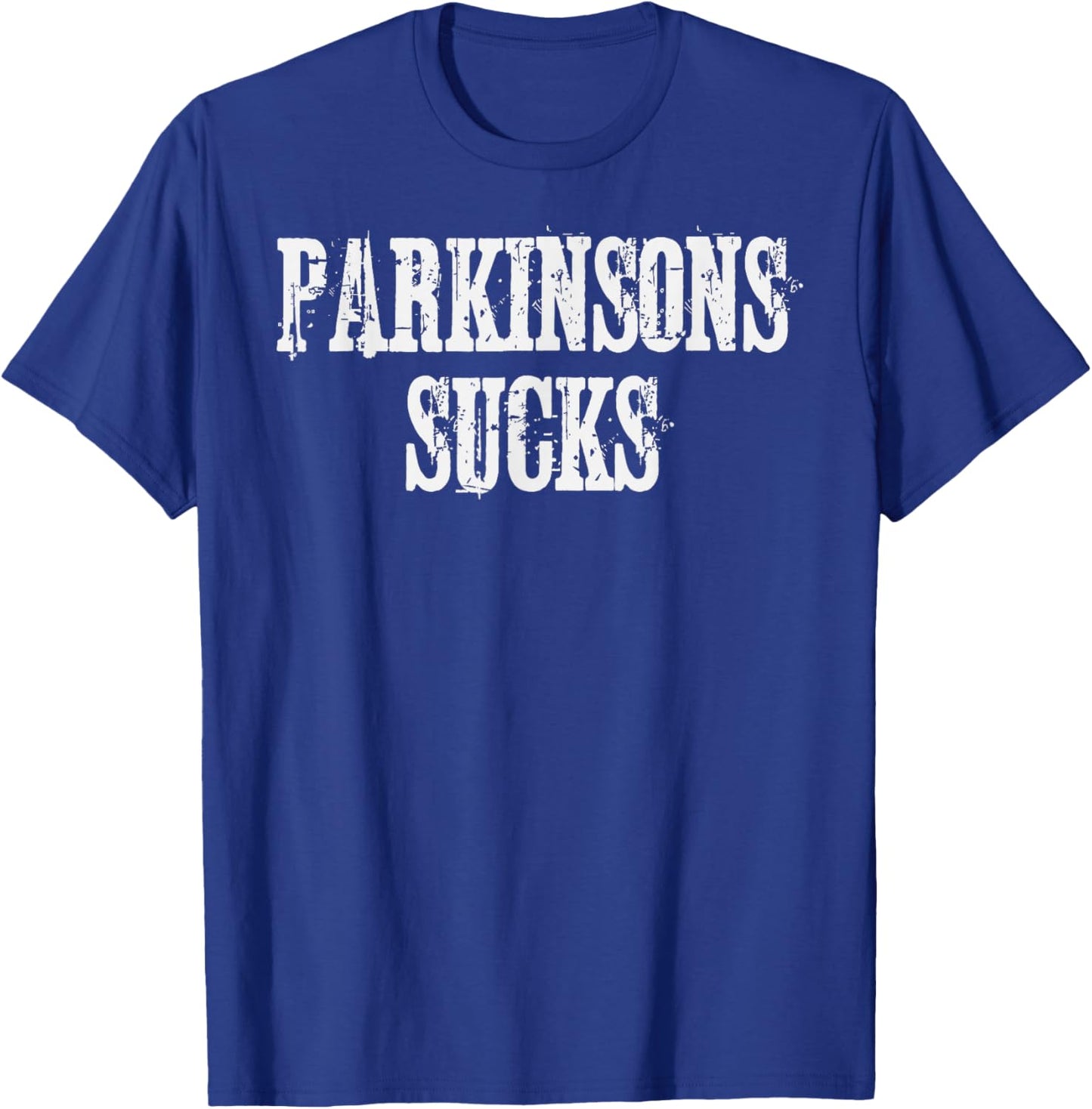Parkinson's Sucks Shirt Men Support Awareness Gift T-Shirt - T-Shirt | Royal