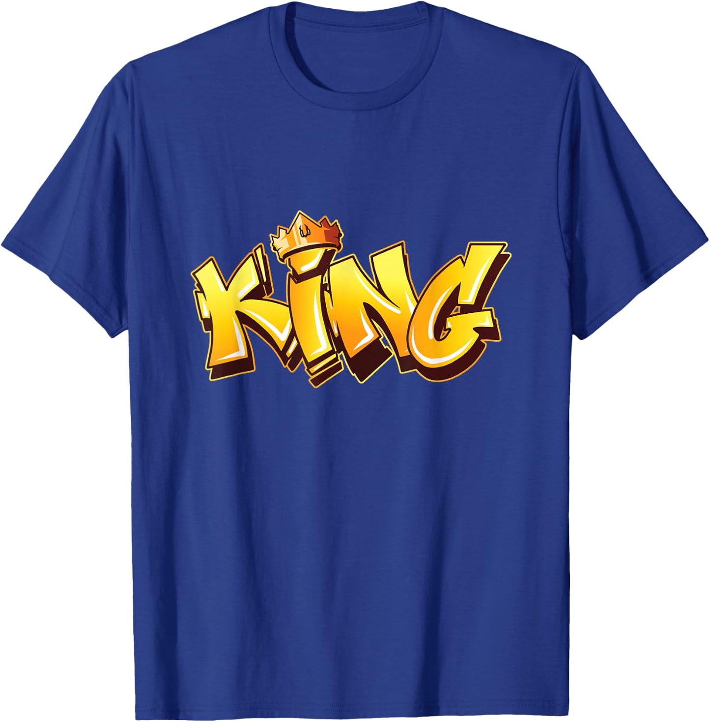 King Graffiti Art Street Art Urban Style Spray Paint Hip Hop T-Shirt - T-Shirt | Royal