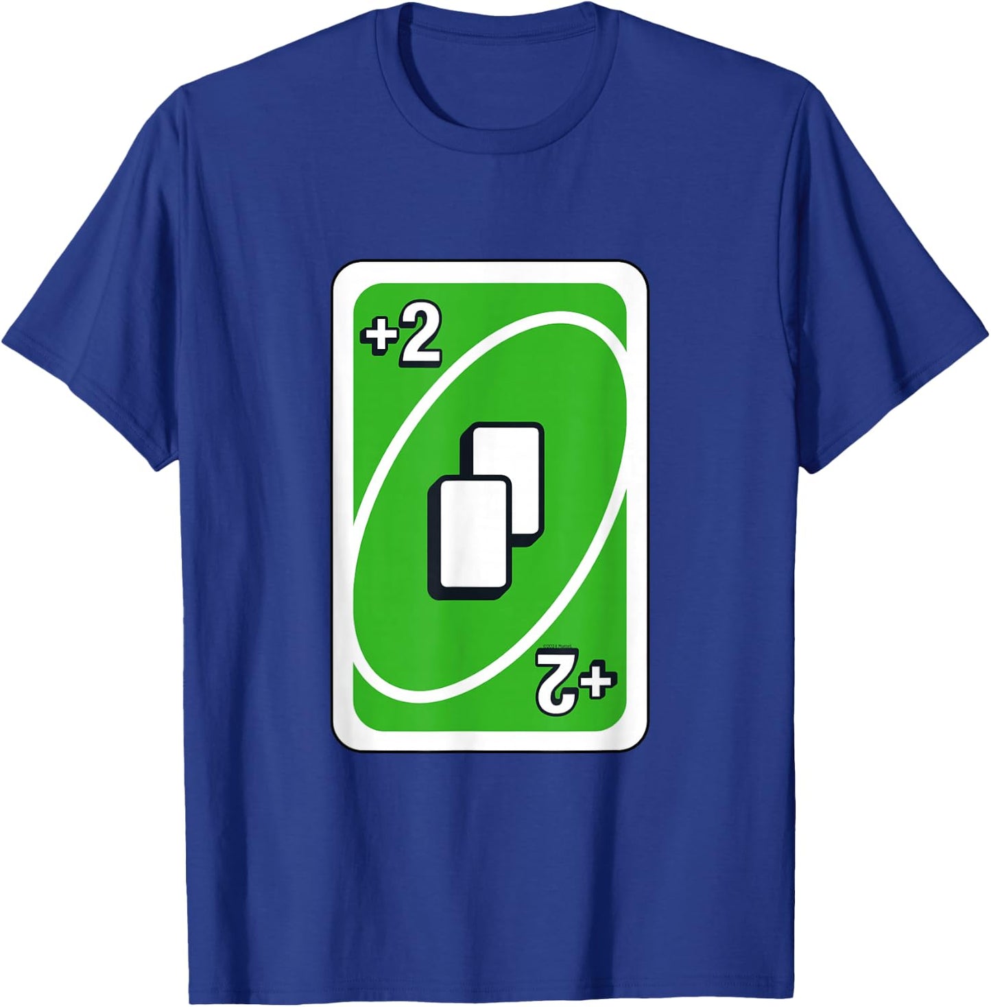 UNO - Green Draw Two Card T-Shirt - T-Shirt | Royal