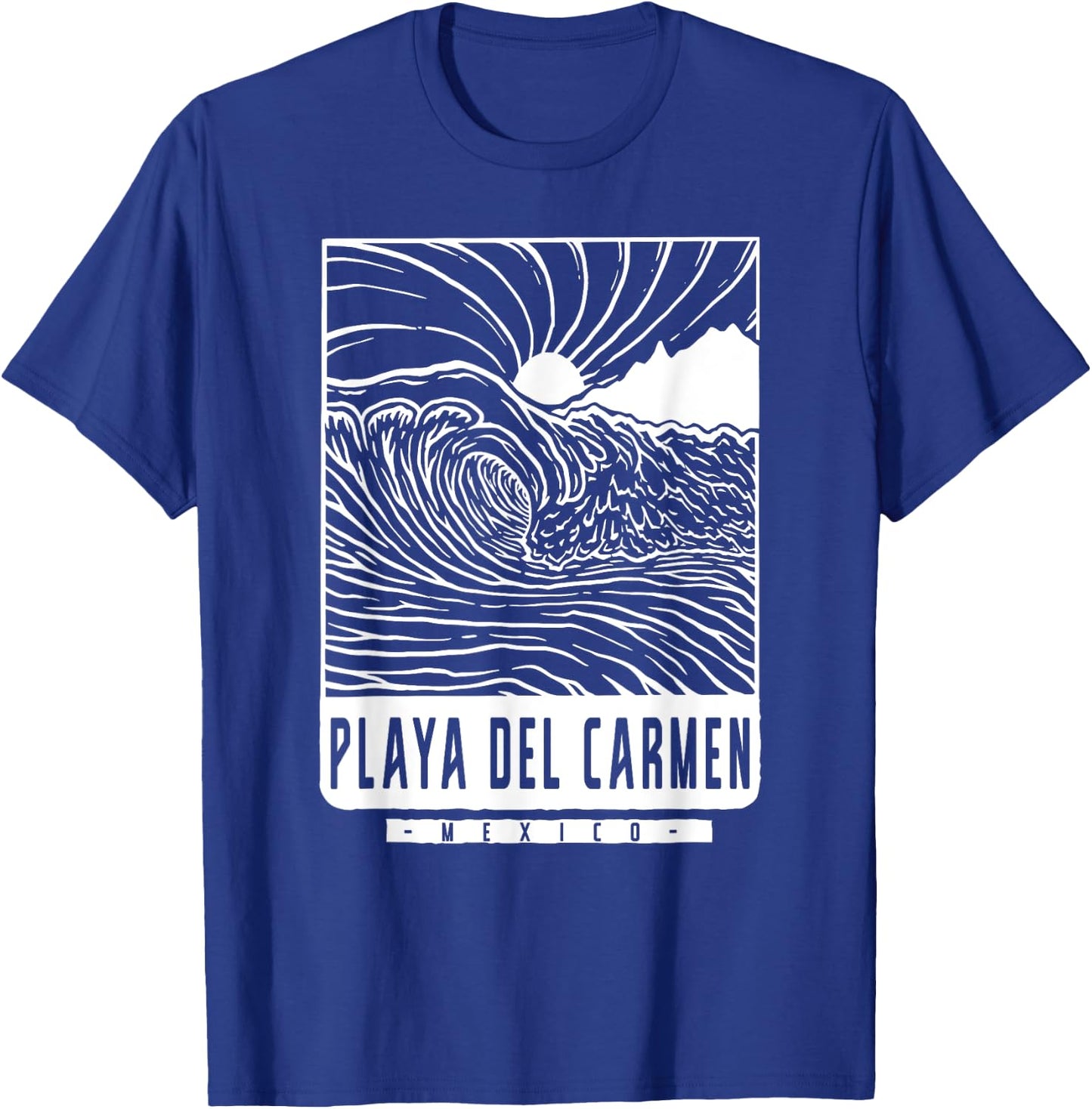 Playa Del Carmen Mexico T-Shirt - T-Shirt | Royal