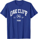 Oak Cliff TX | Texas Throwback Sports T-Shirt - T-Shirt | Royal