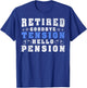 Funny Retired Policeman Retirement Police Officer T-Shirt - T-Shirt | Royal