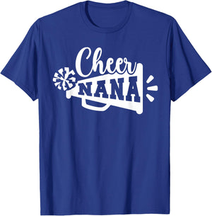 Cheer Nana Grandma Nana Of A Cheerleader Nana T-Shirt - T-Shirt | Royal