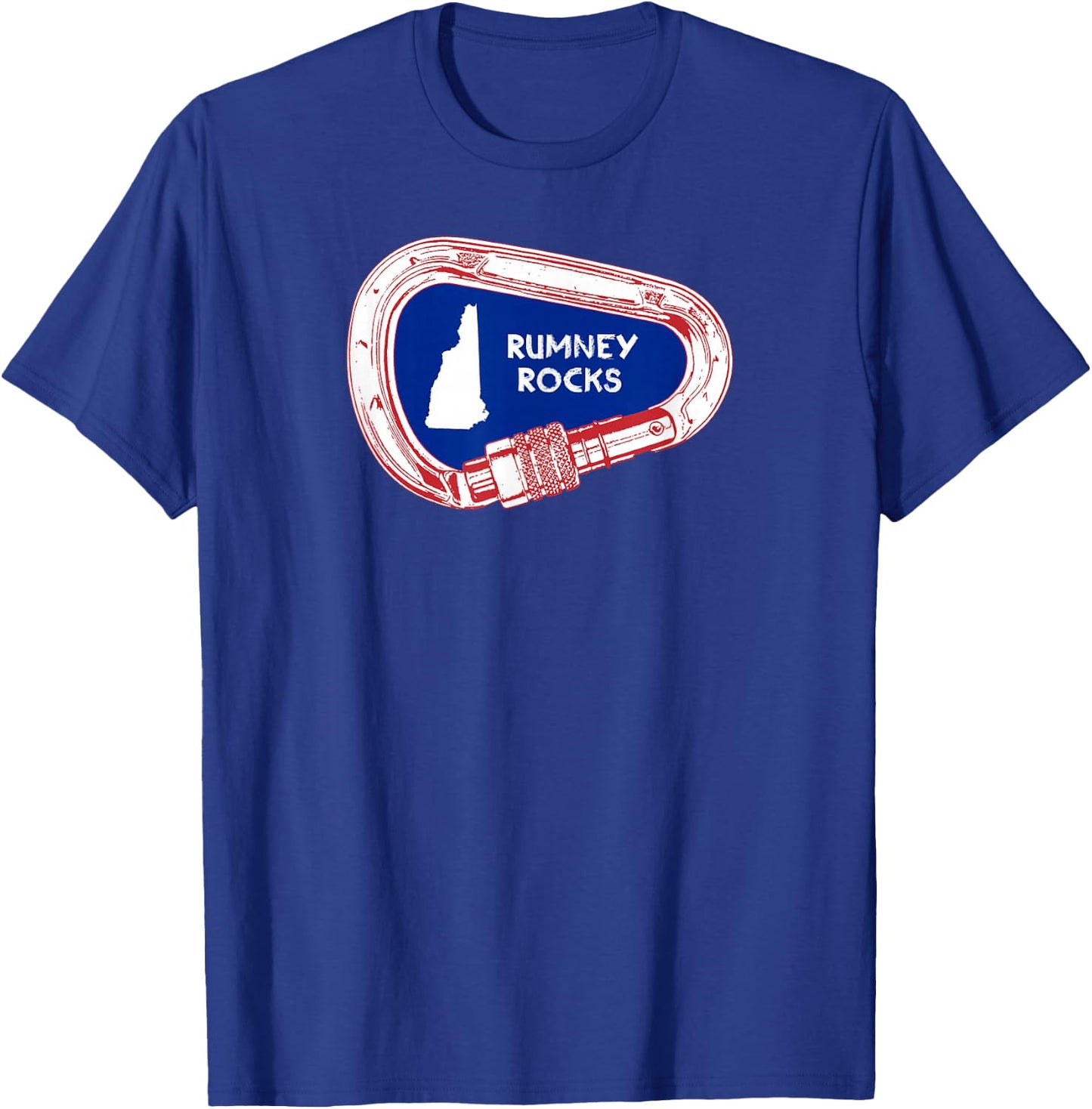 Rumney Rocks Climbing Carabiner T-Shirt - T-Shirt | Royal