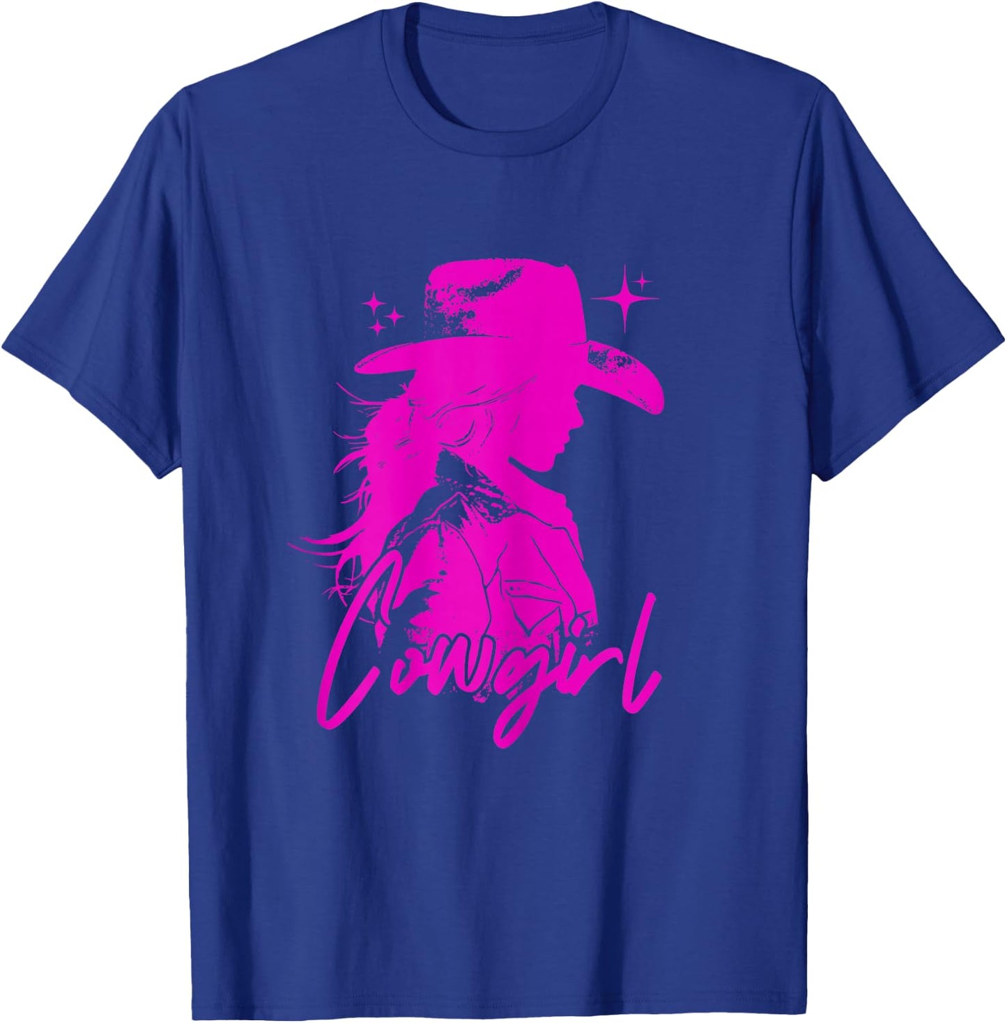 Pink Cute Cowgirl Disco Rodeo Outfit Country Coastal Preppy T-Shirt - T-Shirt | Royal