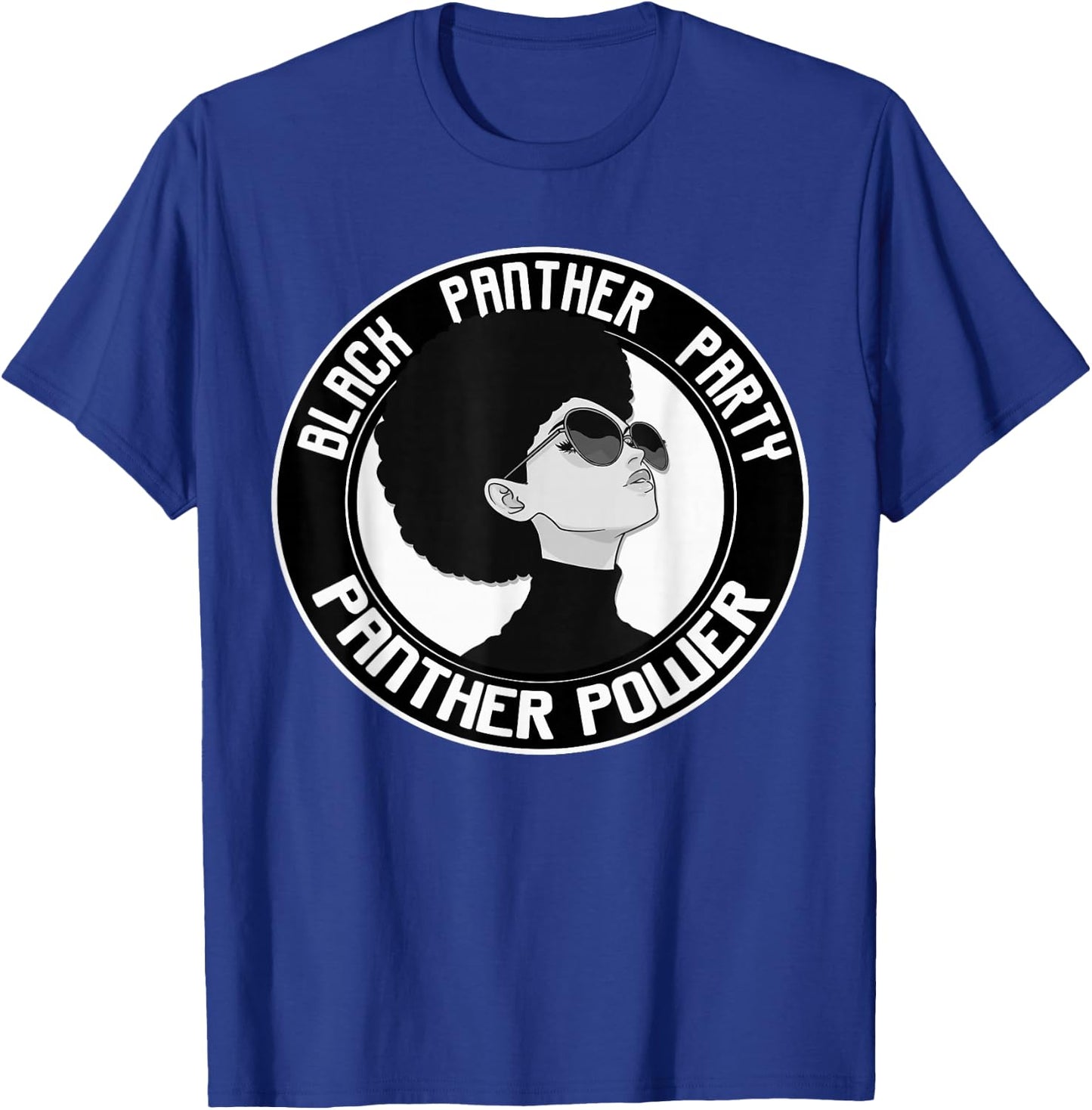 Black Power Panther Party 1966 Natural Hair Afro Melanin T-Shirt - T-Shirt | Royal