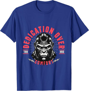 Gorilla Gym Motivation T-Shirt - T-Shirt | Royal