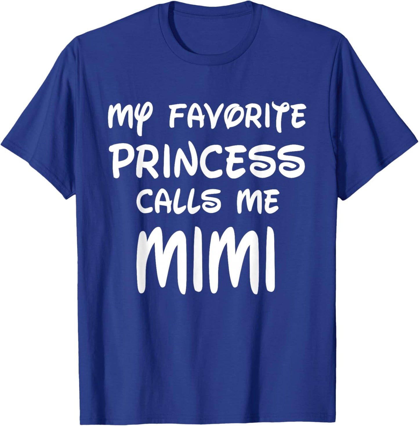 My Favorite Princess Calls Me Mimi Vintage Christmas Xmas T-Shirt - T-Shirt | Royal