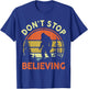 Believe Bigfoot Don't Stop Believing Funny Sasquatch Vintage T-Shirt - T-Shirt | Royal