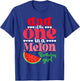 Dad of the One In A Melon Birthday Girl Watermelon First T-Shirt - T-Shirt | Royal